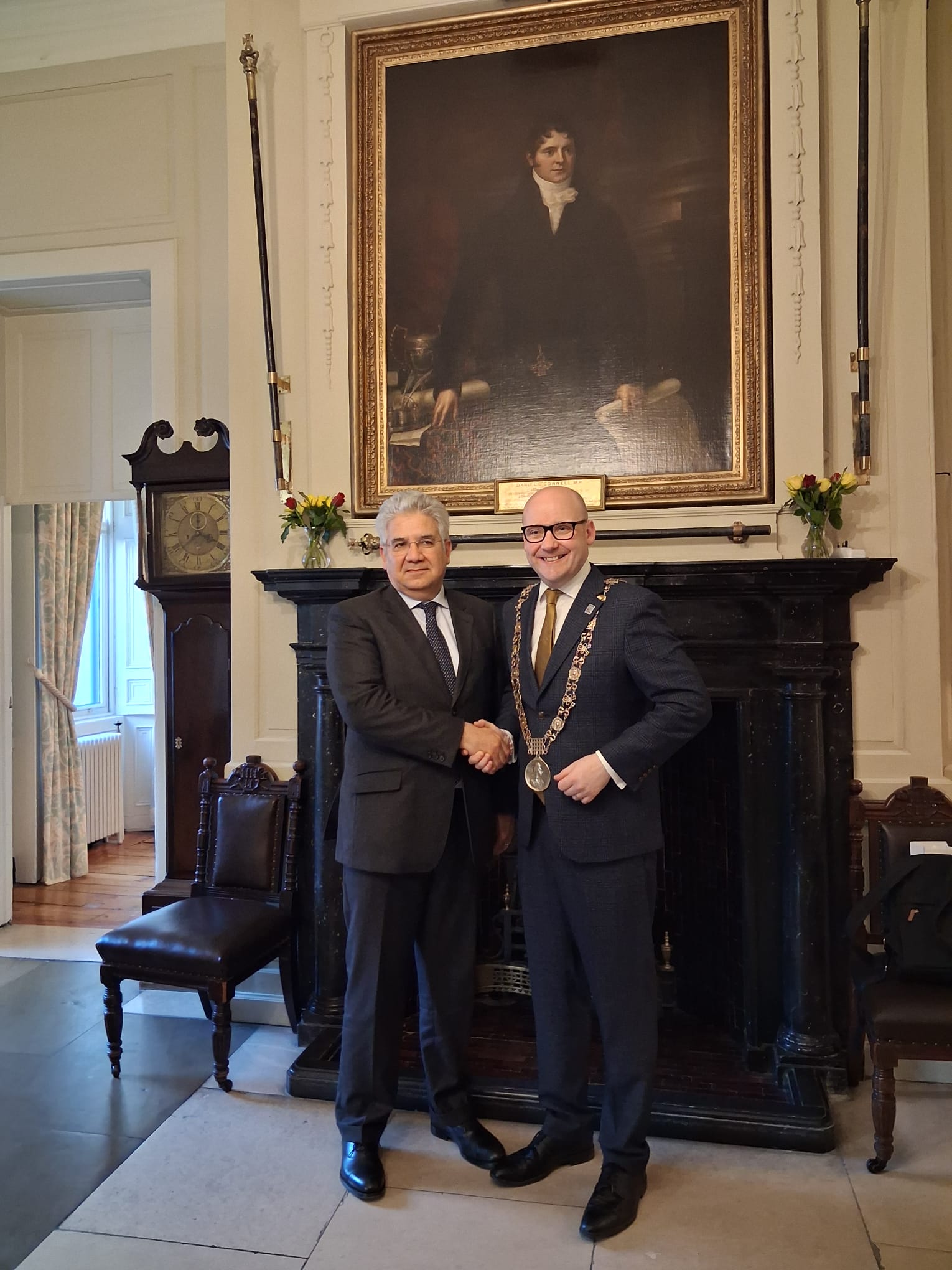 Incontro con Lord Mayor of Dublin, Mansion House 1,.1.26